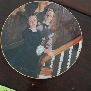 Gone with the Wind collector plate "Melanie and Ashley"